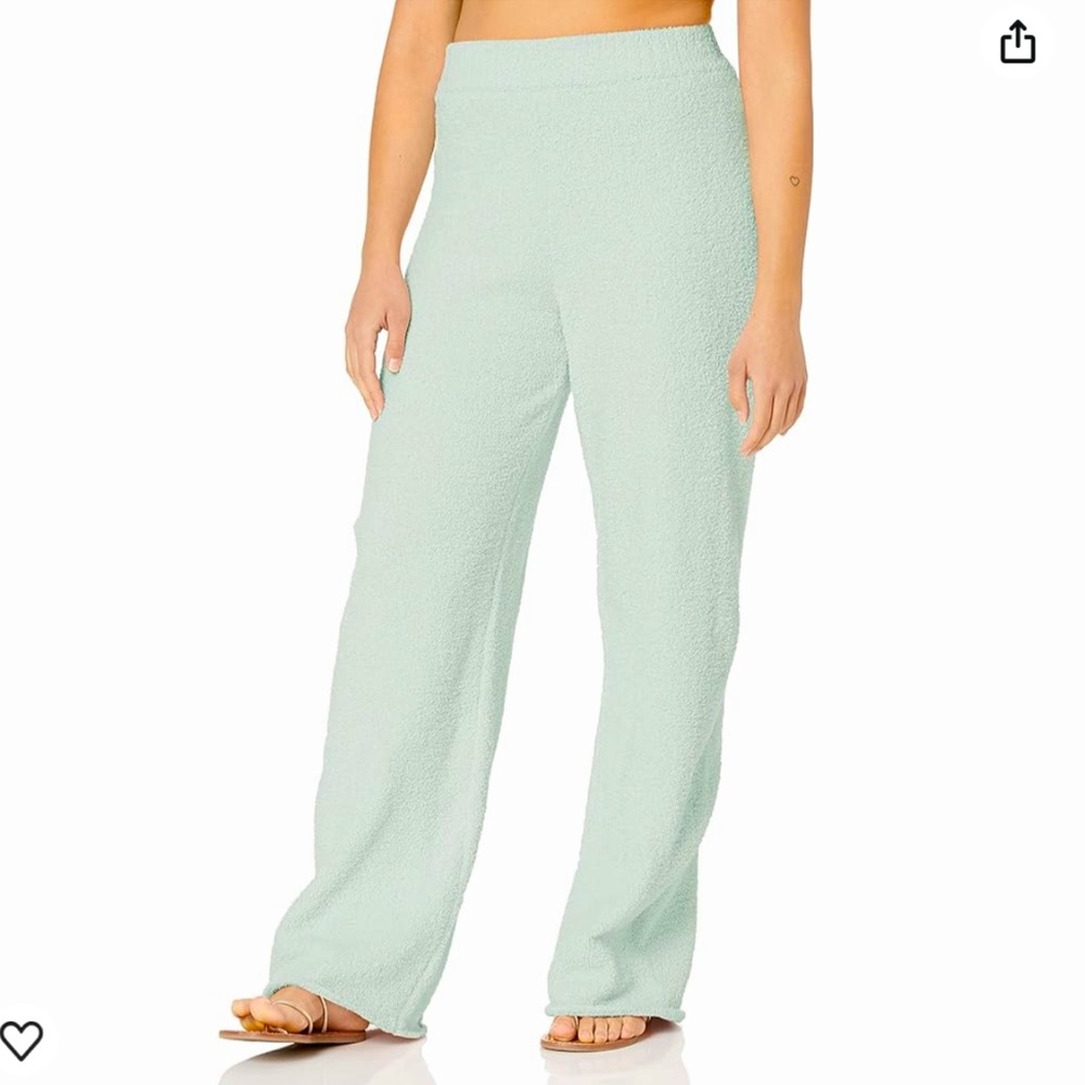 🧘‍♀️ 🧘‍♀️ 🫶 🫶 Super Cozy UGG Wide Leg Seafoam Green Lounge Pants